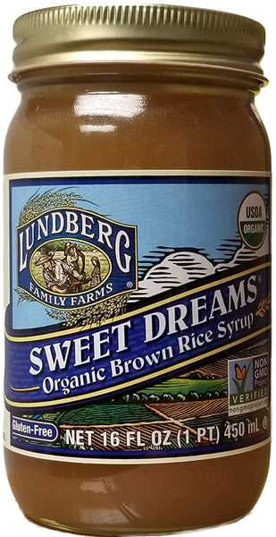 Lundberg Sweet Dreams Organic Brown Rice Syrup (Pack of 2) with By The Cup Swivel Spoon