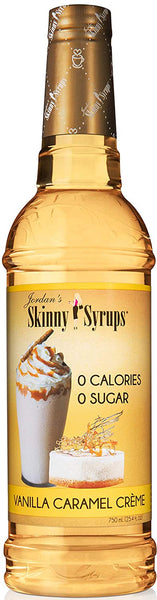 Jordan's Skinny Gourmet Syrups Vanilla Caramel Creme and Salted Caramel 25.4 Fluid Ounce (Bundle of 2)