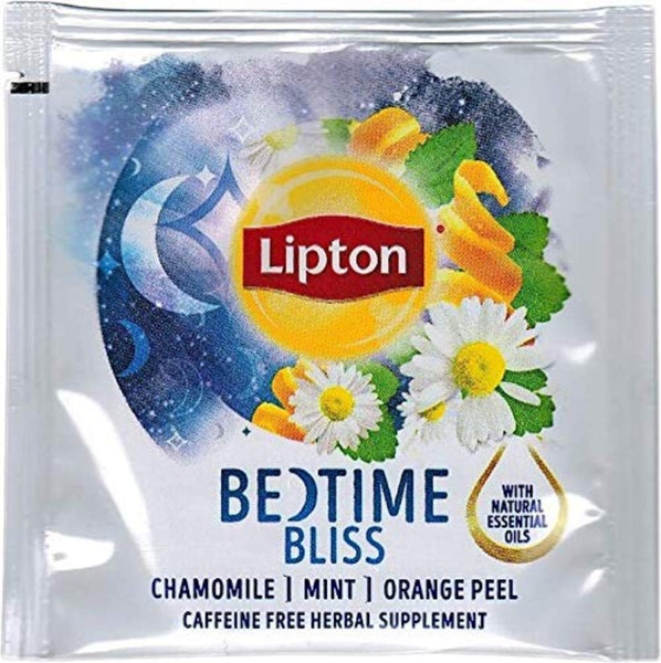 Lipton Herbal Supplements Tea Bag Variety 30 Count, 5 Different Flavors with By The Cup Honey Sticks