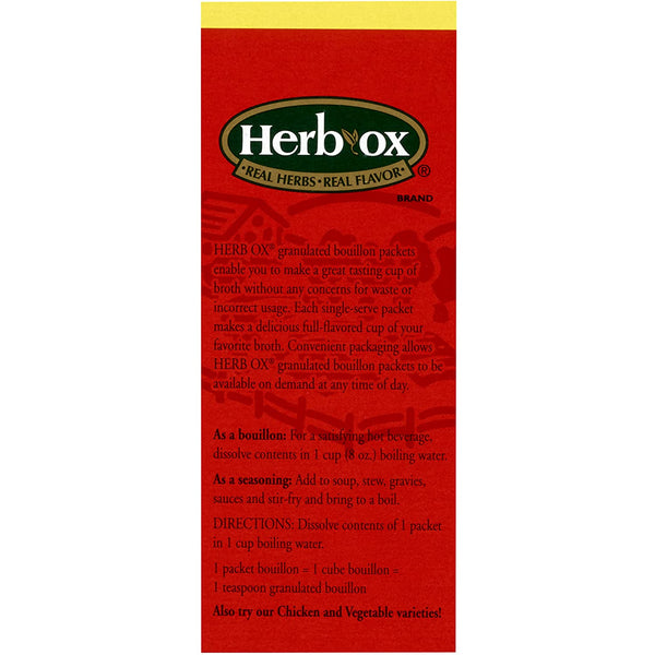 Herb-Ox Granulated Sodium-Free Beef Flavor Bouillon (Pack of 2) with By The Cup Swivel Measuring Spoon