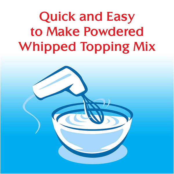 Dream Whip Whipped Dessert Topping Mix 2.6-Ounce Box (Pack of 2) with By The Cup Mood Spoons